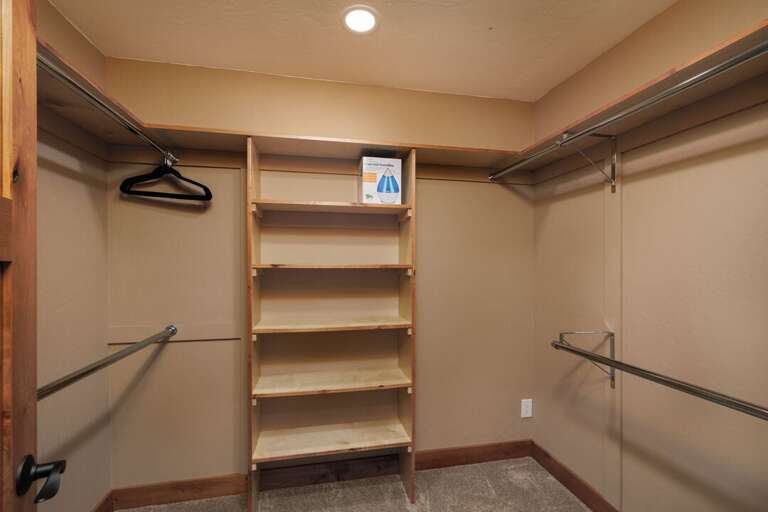 Plenty of room to unpack and get comfortable.