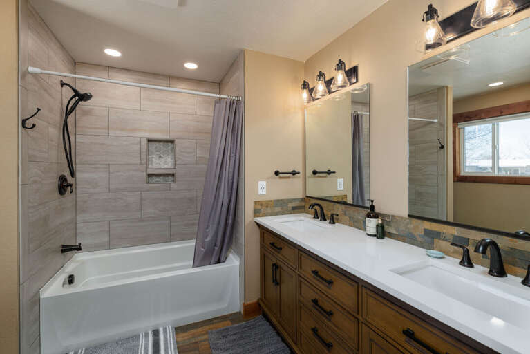 Relax with a hot bath or shower.