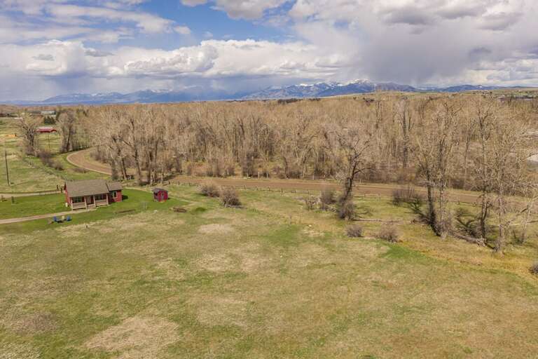 Aerial view of the property and surrounding land | Exterior Aerial view of the property and surrounding land | Exterior