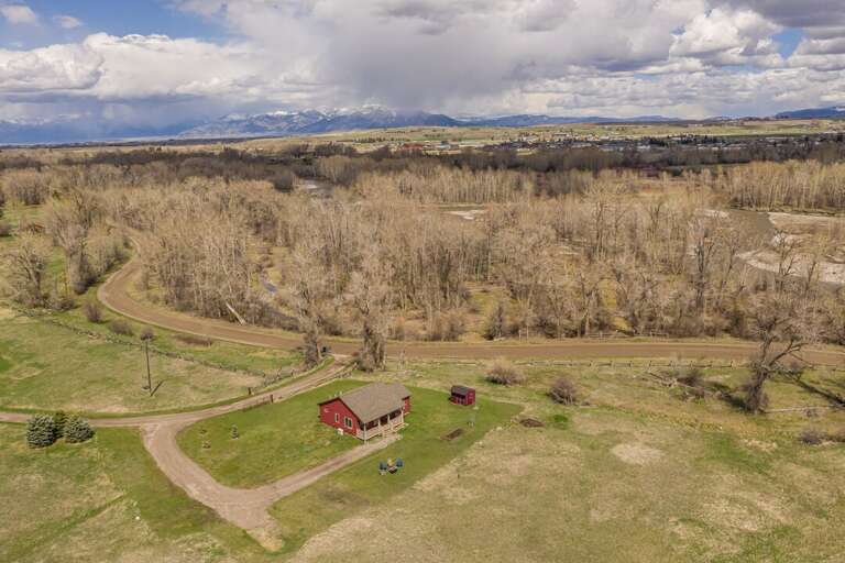 Aerial Views of the house and surrounding property | Exterior Aerial Views of the house and surrounding property | Exterior