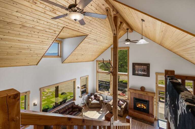 Ariel view from the loft | Upper Level Ariel view from the loft | Upper Level