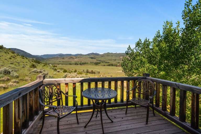 Enjoy your cup off coffee out on the balcony | Upper Level