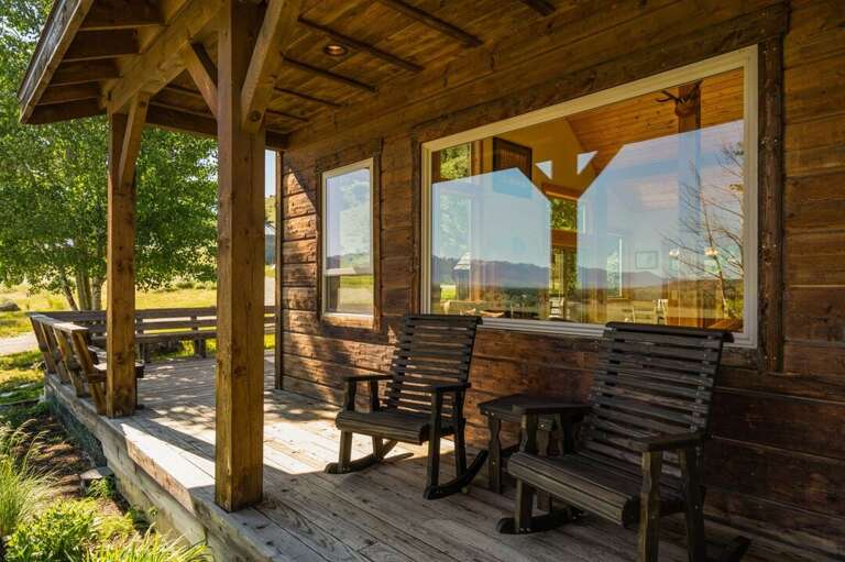Relax in the rocking chairs | Exterior