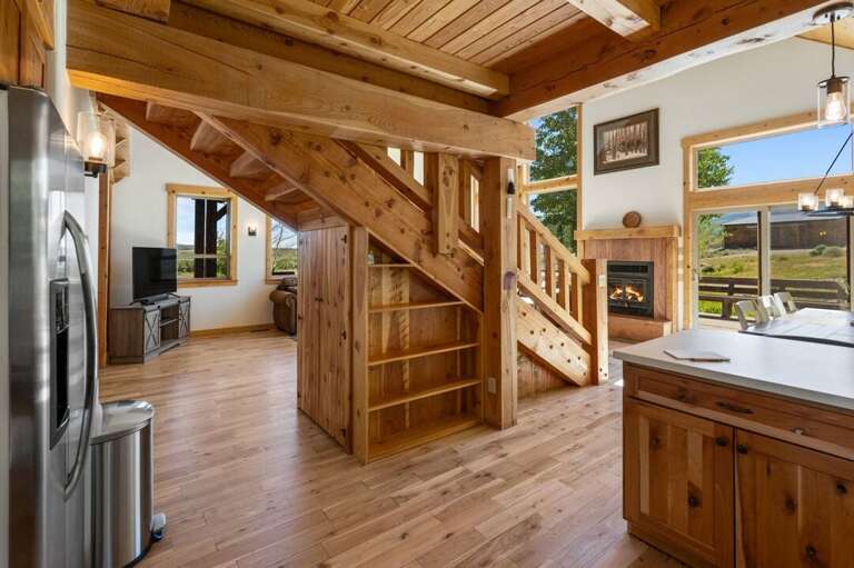 Storage space under the stairs | Main Level Storage space under the stairs | Main Level