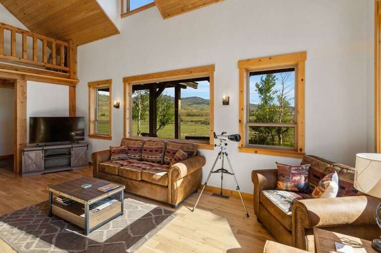 Watch the stars with the telescope | Main Level Watch the stars with the telescope | Main Level