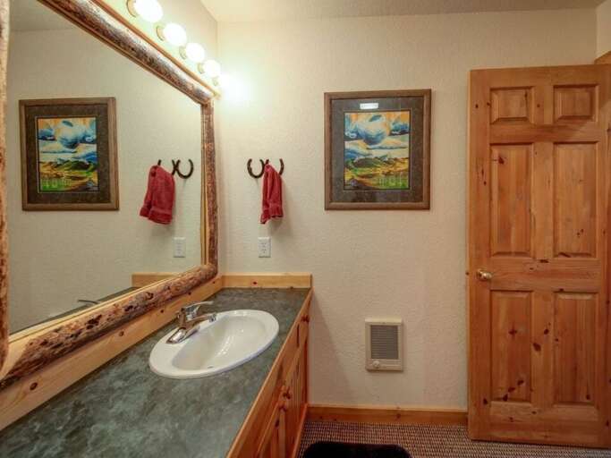 Rustic touches throughout | Lower Level