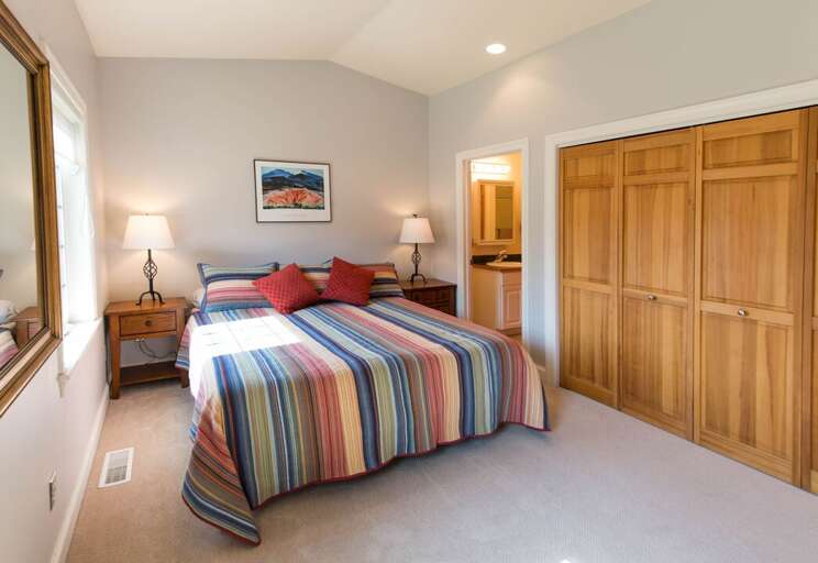 Get comfy in the king-sized bed | Main Level