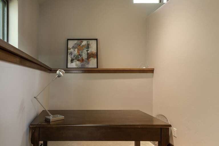 Dedicated work space available located in Master Bedroom 2