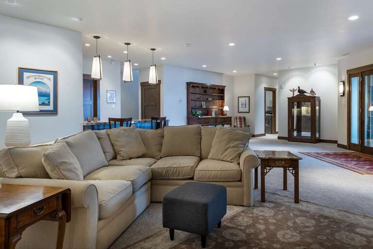 Living Area 2 is located on the lower level