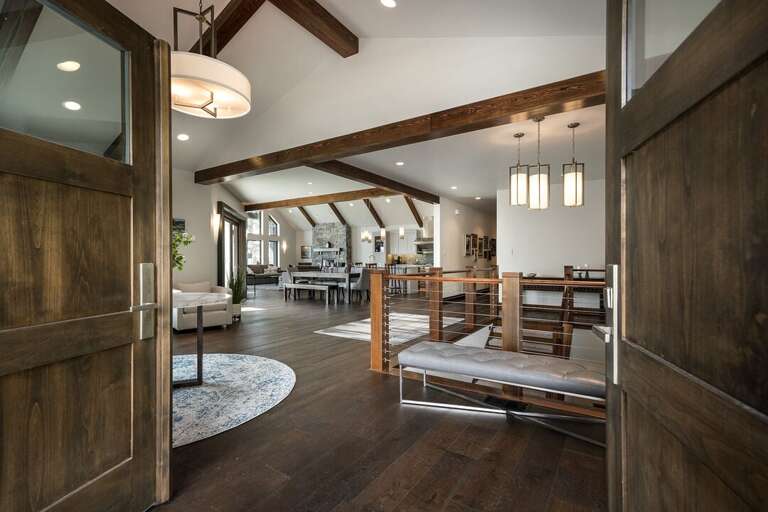 The main entry opens to the main living area