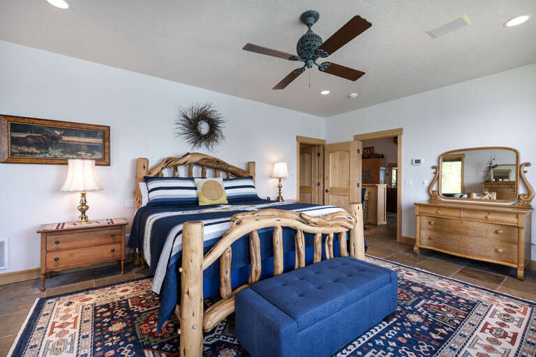 Get comfy in bed | King Bed | Main Level