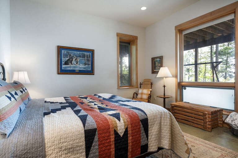 Get a good night's sleep | King Bed|  Lower Level