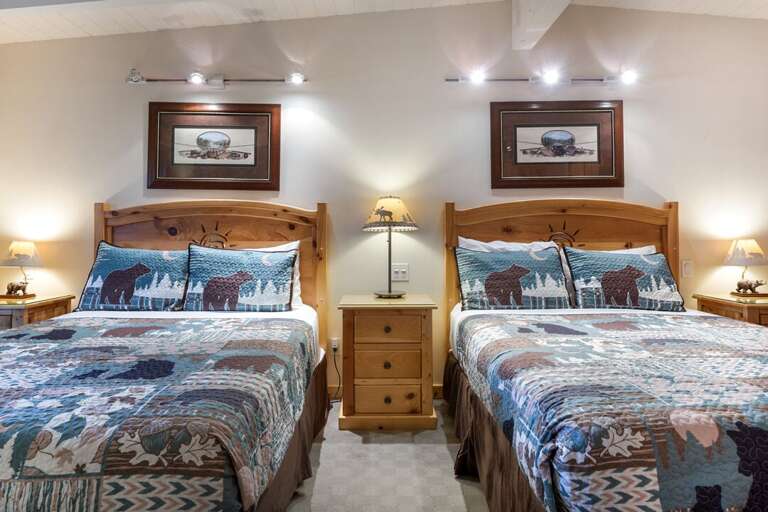 Two Queen-sized beds Two Queen-sized beds