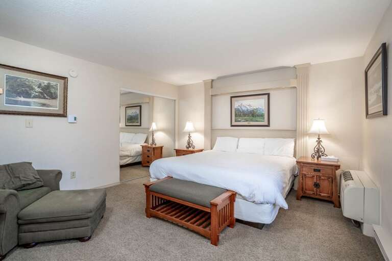 Sleep peacefully |  King-sized bed | Main Level