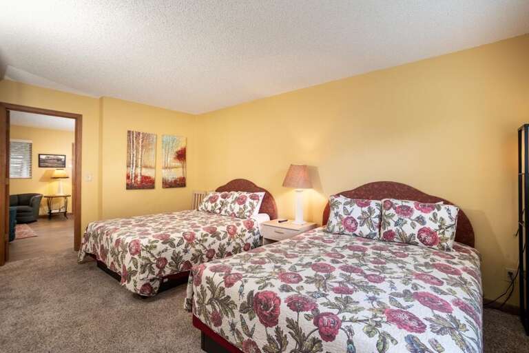 Sleep well | 2 Queen-Sized Beds | Main Level