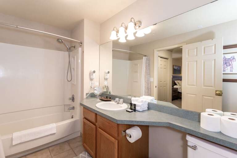 Huge mirrors create more light | Main Level