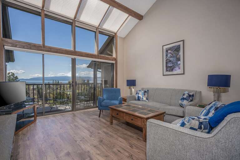 Make time for a conversation in the comfortable living area | Main Level