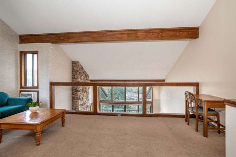 Upper Level looking down on the main living area