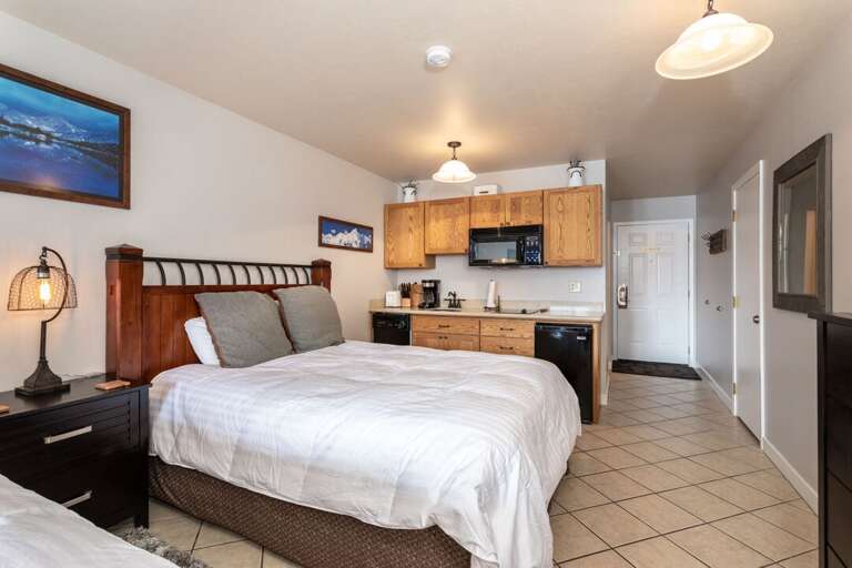 Sleep in |  2 Queen-Sized Beds | Main Level
