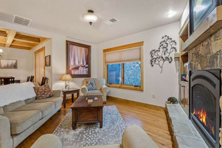 Read a book by the fire | Main Level