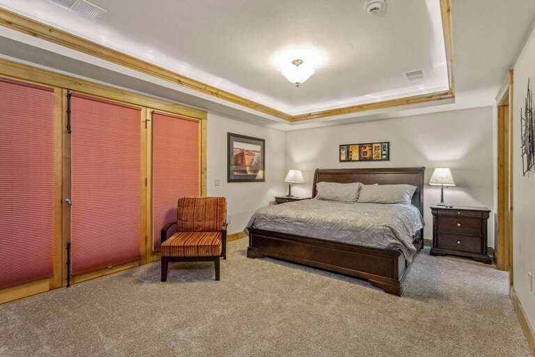 Sleep in | King-Sized Bed |  Main Level