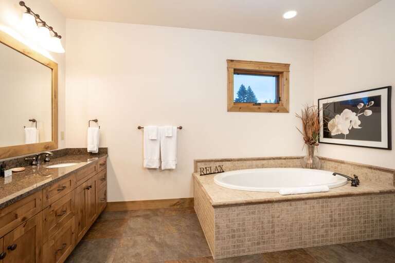 Take a bubble bath | Upper Level