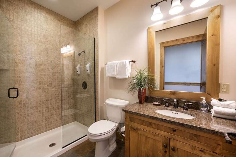 Take a hot shower | Upper Level