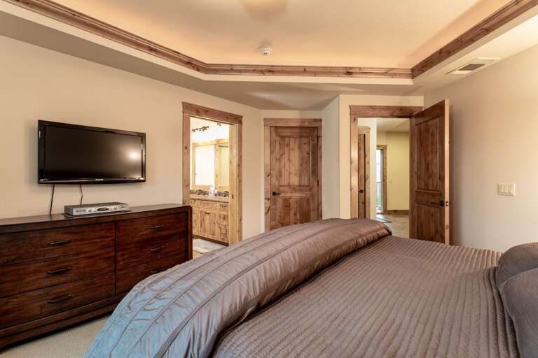 Watch a movie before bed | King bed | Main Level