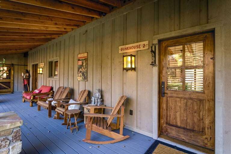 Curl up on an outdoor chair and take in that serene Montana beauty!