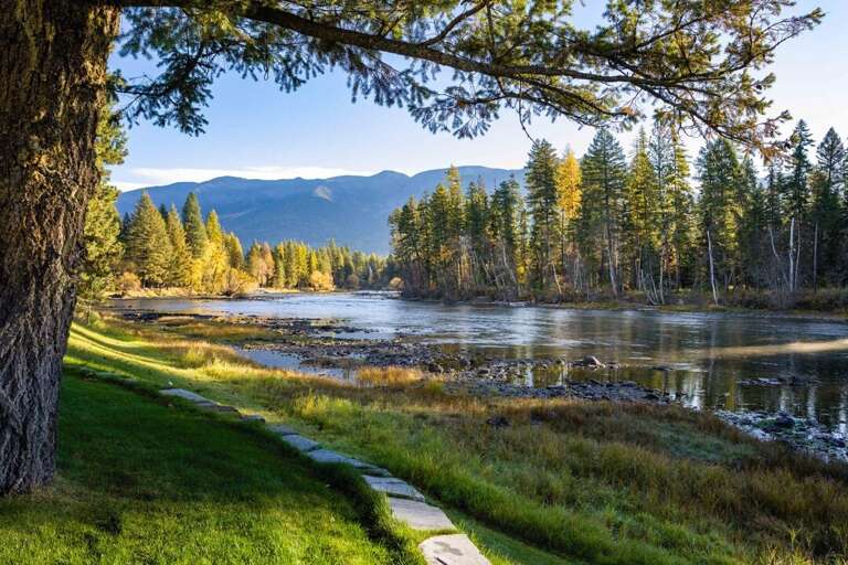 Listen to the gentle rapids