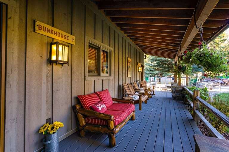 Plenty of outdoor seating