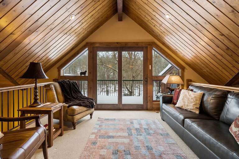 Cozy seating area in primary bedroom Cozy seating area in primary bedroom