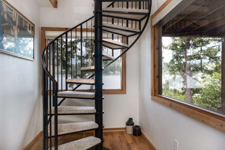 Stairs to upper loft