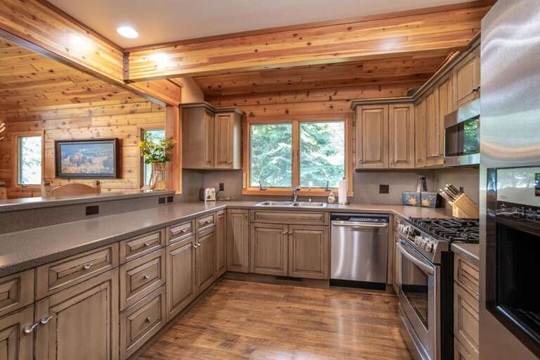 Ample counter space for meal prep | Main Level