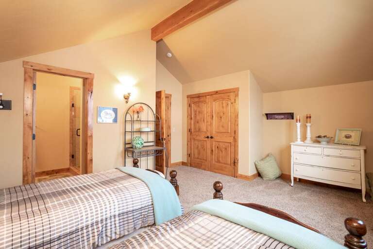 Rest up for a fun day | Twin Bed | Upper Level