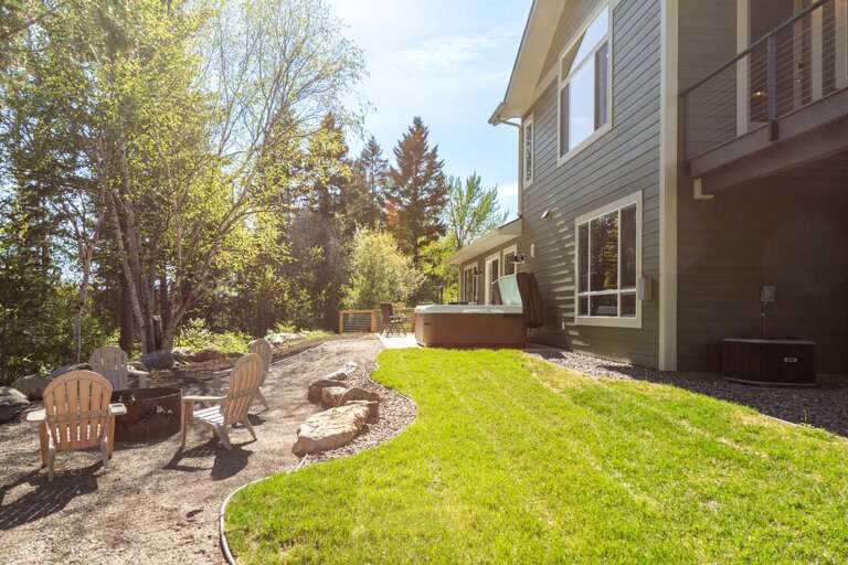 Enjoy Smores by the Fire Pit or Soak in the Hot Tub | Exterior Enjoy Smores by the Fire Pit or Soak in the Hot Tub | Exterior