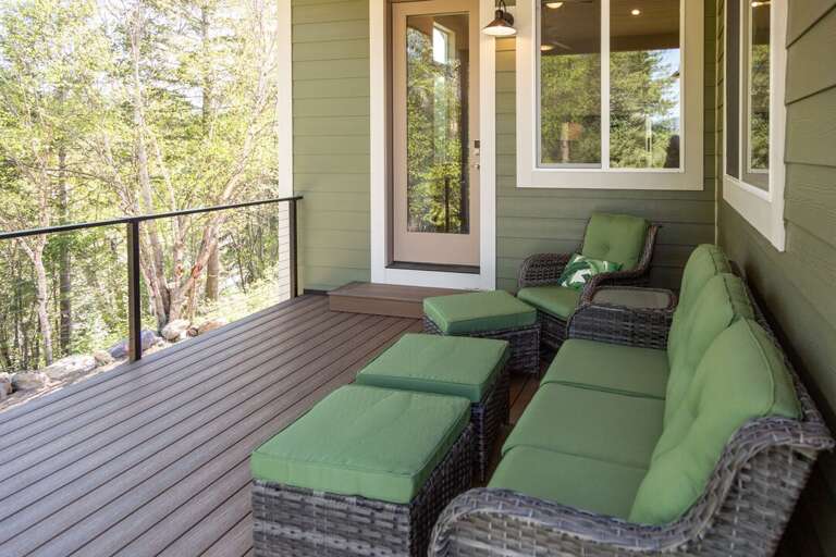 Private Patio with Outdoor Furniture | Exterior Private Patio with Outdoor Furniture | Exterior