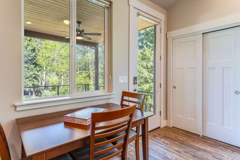 Dining Room Table with Seating for Three | Upper Level Dining Room Table with Seating for Three | Upper Level