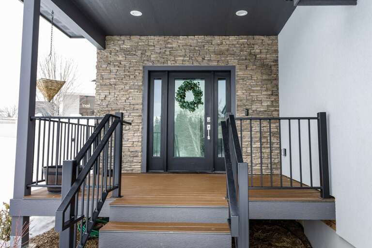 Front entry. Front entry.