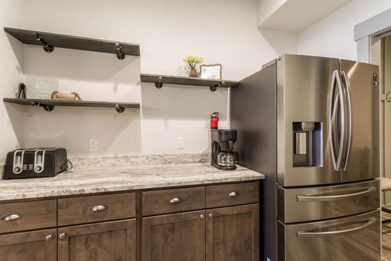 Prep area in the kitchen. Prep area in the kitchen.