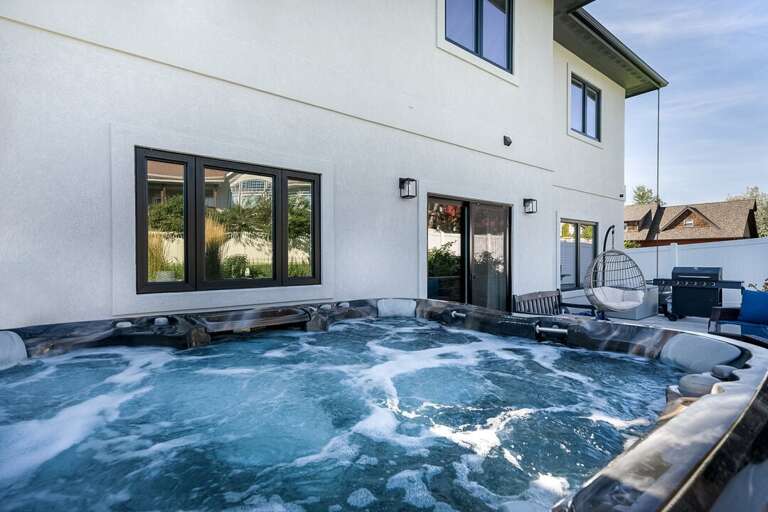 Private hot tub Private hot tub