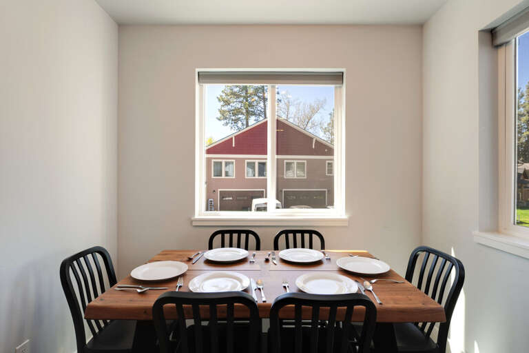 Dining Room Table with Seating for Six People | Upper Level