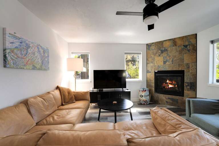 Living Room with L-shape Couch | Upper Level