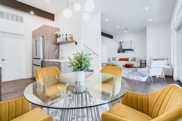 Dinner Table Seating for Four People | Lower Level Dinner Table Seating for Four People | Lower Level