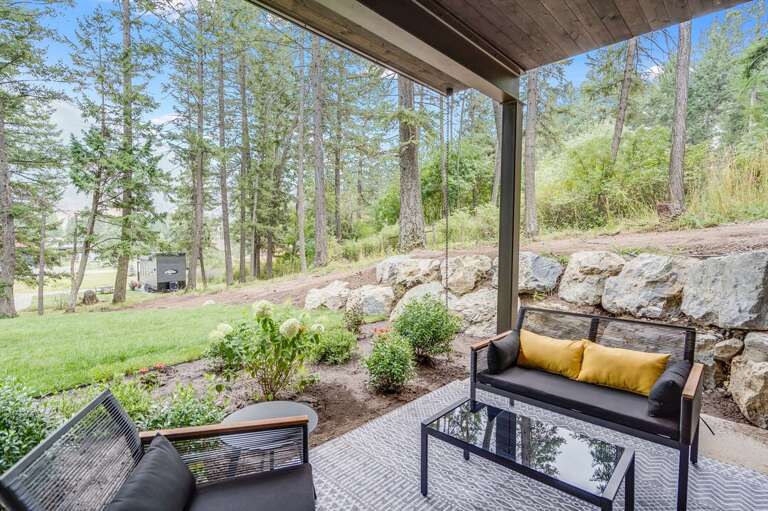 Seating Outside Under a Covered Deck | Exterior Seating Outside Under a Covered Deck | Exterior