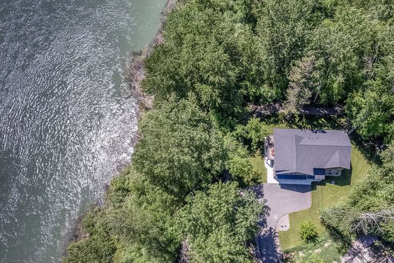 Aerial view of the home | Exterior
