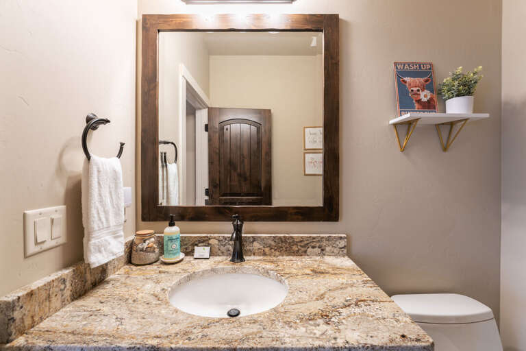 Half Bathroom | Upper Level