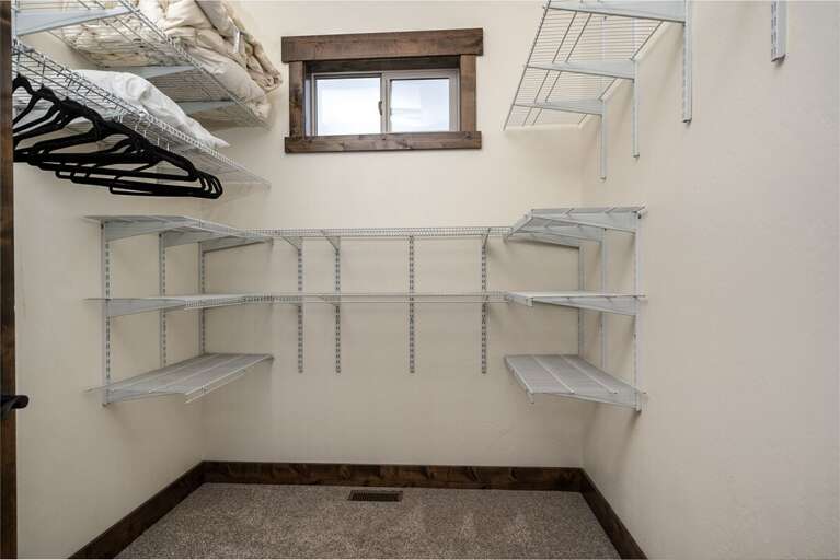 Primary Room Closet | Main Level Primary Room Closet | Main Level