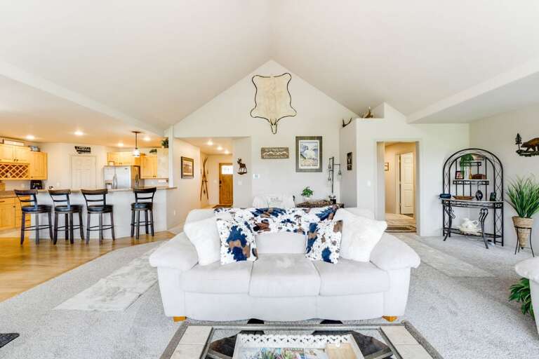 Open-concept living area | Main Level Open-concept living area | Main Level