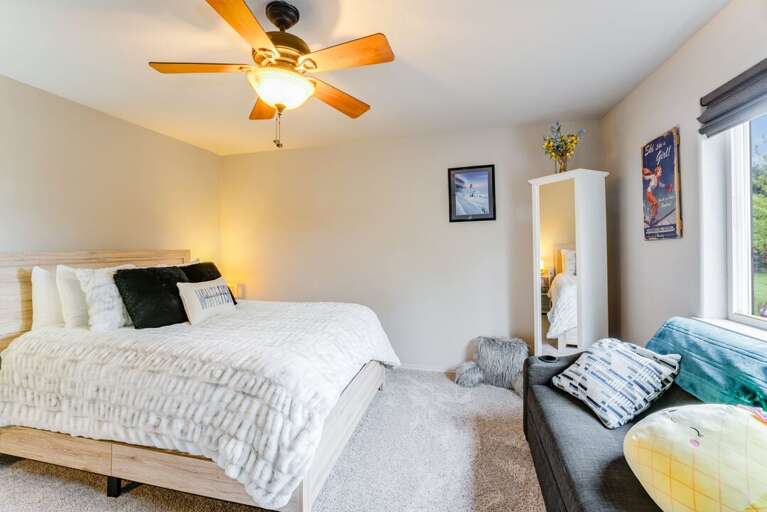 Queen-size Bed | Full-size Sleeper Sofa | Main Level Queen-size Bed | Full-size Sleeper Sofa | Main Level